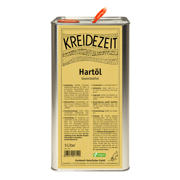 Kreidezeit Hartöl - pure solid -5l